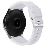 Maxbell Soft Silicone Sports Strap Wristband for Samsung Galaxy Watch 46mm  White