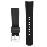 Maxbell Soft Silicone Sports Strap Wristband for Samsung Galaxy Watch 42mm Black