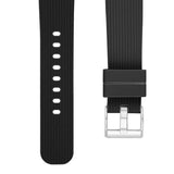 Maxbell Soft Silicone Sports Strap Wristband for Samsung Galaxy Watch 42mm Black