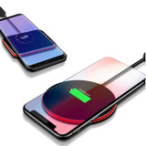 Maxbell 10W Fast Wireless Charging Pad Stand for Galaxy Note 8/5 S8/S8+ S7/S7