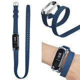 Max Xiaomi Mi Band 3 Buckle Metal Shell Long Belt for 2 Circle Wrist Strap Blue