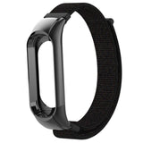 Max Replacement Nylon Watch Strap Watch Band for Xiaomi Mi Band 3 black