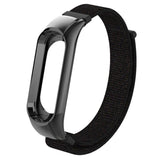 Max Replacement Nylon Watch Strap Watch Band for Xiaomi Mi Band 3 black