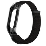 Max Replacement Nylon Watch Strap Watch Band for Xiaomi Mi Band 3 black