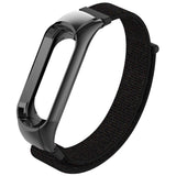 Max Replacement Nylon Watch Strap Watch Band for Xiaomi Mi Band 3 black