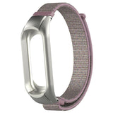 Max Replacement Nylon Watch Strap Watch Band for Xiaomi Mi Band 3 pink