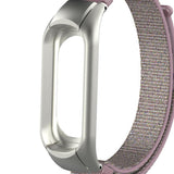 Max Replacement Nylon Watch Strap Watch Band for Xiaomi Mi Band 3 pink