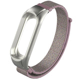 Max Replacement Nylon Watch Strap Watch Band for Xiaomi Mi Band 3 pink