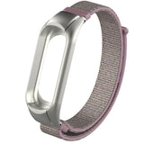 Max Replacement Nylon Watch Strap Watch Band for Xiaomi Mi Band 3 pink