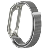 Max Replacement Nylon Watch Strap Watch Band for Xiaomi Mi Band 3 silver