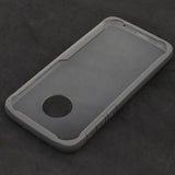 Maxbell Shockproof TPU Protective Back Case Cover for Motorola Moto G6 Plus Gray