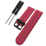 Maxbell For Garmin Fenix 3/Fenix 3 HR/Fenix 5X 26mm Watch Band Strap Rose Red