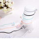 Max In Ear Wired 3.5 mm Cute Cartoon Animal Earphone Earbuds Headphone black