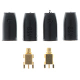 Maxbell 1 Pair Shure SE535 UE900 DIY Earphone Cable Pin Connector Plug 3 Pins black