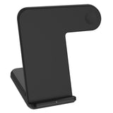 Maxbell Fast Wireless Charging Dock Stand Charger for iPhone iWatch & Samsung Black