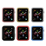 Maxbell TPU Full Cover Screen Protective Case For Apple Watch Series 4 44mm gold