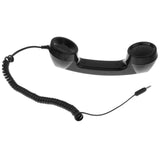Maxbell 3.5mm Mic Retro Cell Telephone Handset Phone Classic Receiver Black