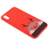 Maxbell Cute Christmas Reindeer Soft TPU Case Full Cover for iPhone  iPhone XR
