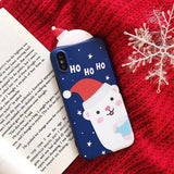 Max Christmas Moose Polar Bear Mobile Phone Soft Shell for iPhone  iPhonex xs