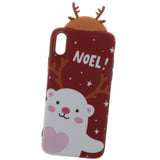 Max Christmas Moose Polar Bear Mobile Phone Soft Shell for iPhone  iPhonex xs
