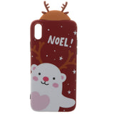 Max Christmas Moose Polar Bear Mobile Phone Soft Shell for iPhone  iPhonex xs