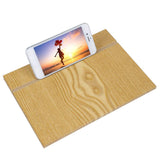 Maxbell 12'' HD Mobile Phone Anti-Radiation Screen Amplifier with Wood Stand  Golden