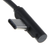 Maxbell 90 Degree USB Type C Cable Fast Charging Data Cable for Android  Black 1m
