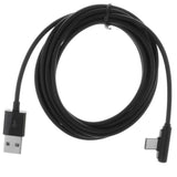 Maxbell 90 Degree USB Type C Cable Fast Charging Data Cable for Android  Black 2m