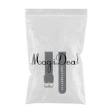 Maxbell 20mm Replacement Silicone Sport Band Strap For Garmin Vivoactive 3 black