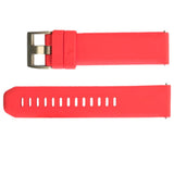 Maxbell 20mm Replacement Silicone Sport Band Strap For Garmin Vivoactive 3 red