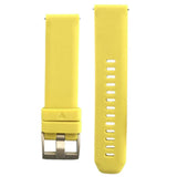 Maxbell 20mm Replacement Silicone Sport Watch Band Strap For Huawei Honour S1 yellow