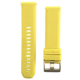 Maxbell 20mm Replacement Silicone Sport Watch Band Strap For Huawei Honour S1 yellow