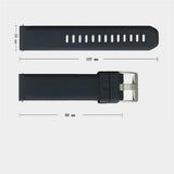 Maxbell 20mm Replacement Silicone Sport Band Strap For Garmin Vivoactive 3 white