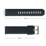 Maxbell 20mm Replacement Silicone Sport Watch Band Strap For Huawei Honour S1 green