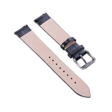 Maxbell Smart Sports Bluetooth PU Leather Watch Strap for Huawei B5 18mm black