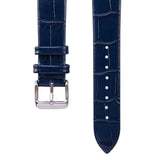 Maxbell Smart Sports Bluetooth PU Leather Watch Strap for Huawei B5 18mm Blue