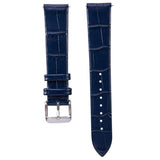 Maxbell Smart Sports Bluetooth PU Leather Watch Strap for Huawei B5 18mm Blue
