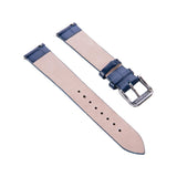 Maxbell Smart Sports Bluetooth PU Leather Watch Strap for Huawei B5 18mm Blue