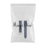 Maxbell Smart Sports Bluetooth PU Leather Watch Strap for Huawei B5 18mm Blue