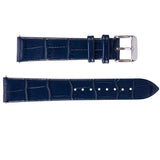 Maxbell Smart Sports Bluetooth PU Leather Watch Strap for Huawei B5 18mm Blue