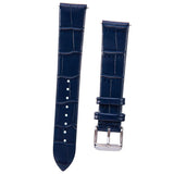 Maxbell Smart Sports Bluetooth PU Leather Watch Strap for Huawei B5 18mm Blue