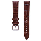 Maxbell Smart Sports Bluetooth PU Leather Watch Strap for Huawei B5 18mm brown