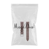 Maxbell Smart Sports Bluetooth PU Leather Watch Strap for Huawei B5 18mm brown