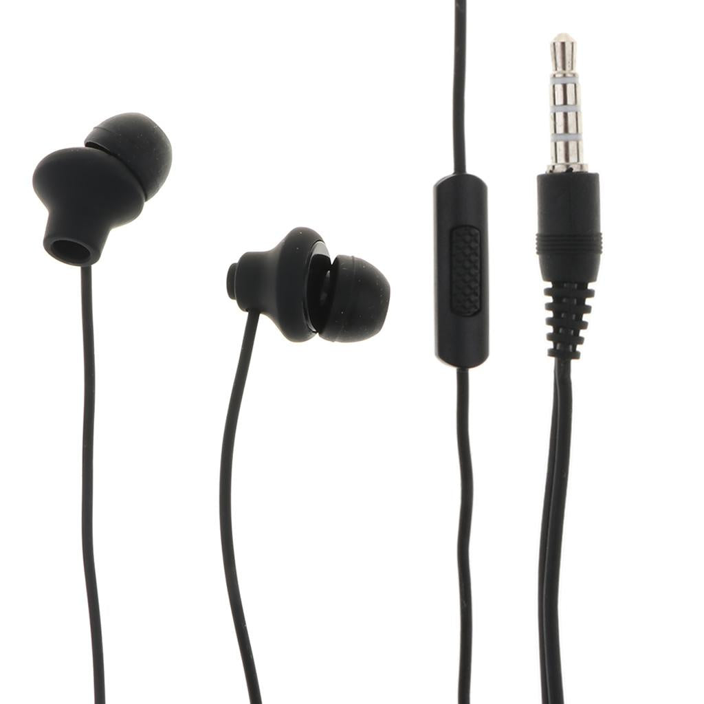 Maxbell 3.5mm Stereo In-Ear Earphone Headset Headphone For Samsung Black