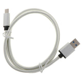 Maxbell USB Type-C Data Sync Fast Charging Cable for Samsung Phone Silver