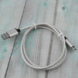 Maxbell USB Type-C Data Sync Fast Charging Cable for Samsung Phone Silver