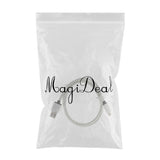 Maxbell USB Type-C Data Sync Fast Charging Cable for Samsung Phone Silver