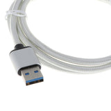 Maxbell USB Type-C Data Sync Fast Charging Cable for Samsung Phone Silver