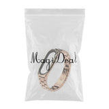 Max Replacement Band Metal Bracelet Wristband for Xiaomi Band 3 Rose Gold - Aladdin Shoppers