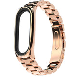 Max Replacement Band Metal Bracelet Wristband for Xiaomi Band 3 Rose Gold - Aladdin Shoppers